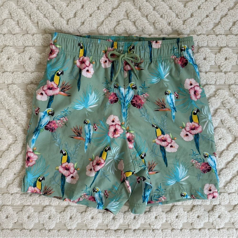 George Tropical Parrot Swim Trunks size S 28/30